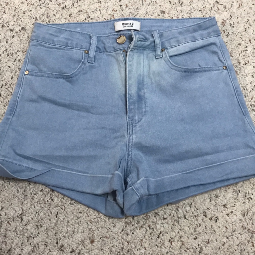 High waisted short shorts